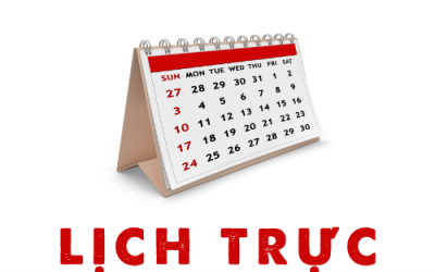 Lịch trực Nề nếp năm 2024