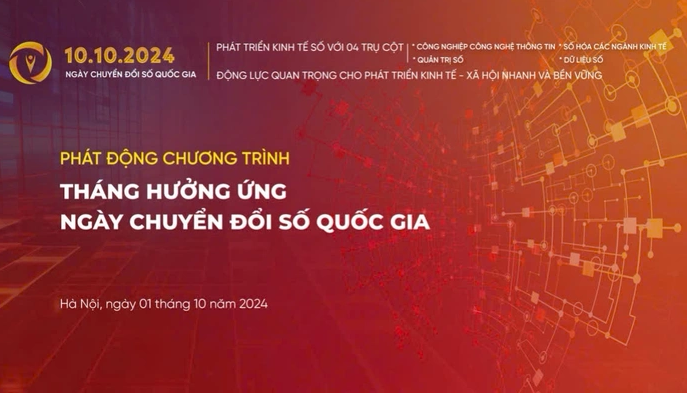 Triển khai phổ biến, tuyên truyền bộ nhận diện Ngày chuyển đổi số Quốc gia năm 2024