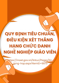 Thông tư số 13/2024/TT-BGDĐT ngày 30/10/2024 Quy định tiêu chuẩn, điều kiện xét thăng hạng chức danh nghề nghiệp giáo viên mầm non, phổ thông công lập và giáo viên dự bị đại học